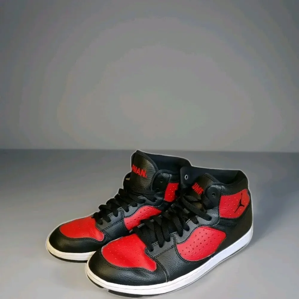 Jordan Bred Men's Size 10.5 Jordan Shoes Jordan Access Mid Black Red AR3762006